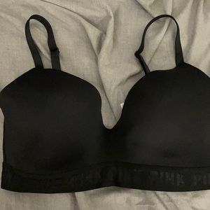 Black VS Pink Bra